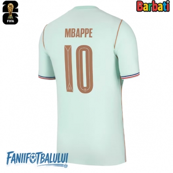 Franța Kylian Mbappe #10 Tricou Fotbal Replică Mondial 2026 Barbati Deplasare